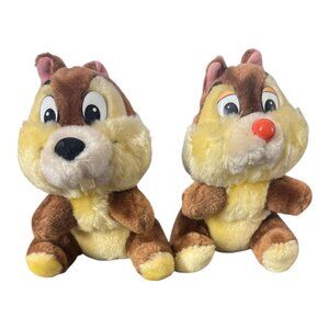 Vintage Disneyland Walt Disney World Chip 'n' Dale 6" Plush Toys